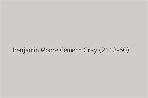 cement gray benjamin moore